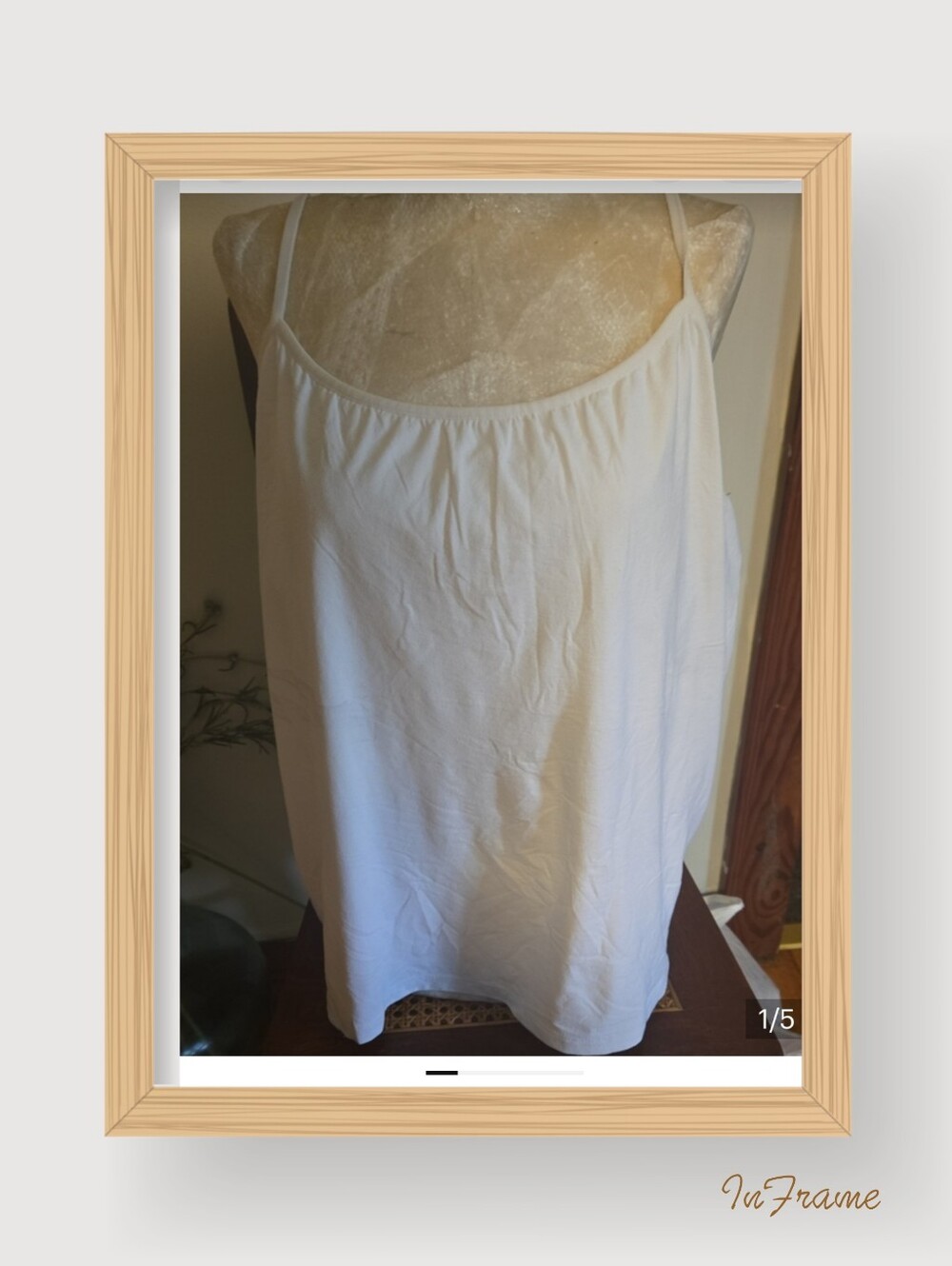 Apt. 9 White Spaghetti Strap Camisole Size 3x
